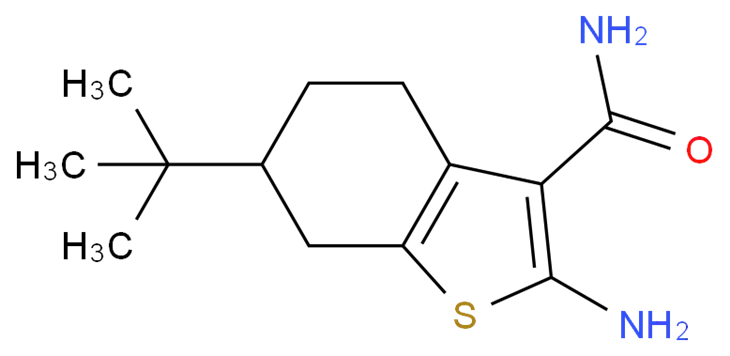 2-Amino-6-(tert-butyl)-4,5,6,7-tetrahydrobenzo[b]thiophene-3-carboxamide CAS 68746-25-8