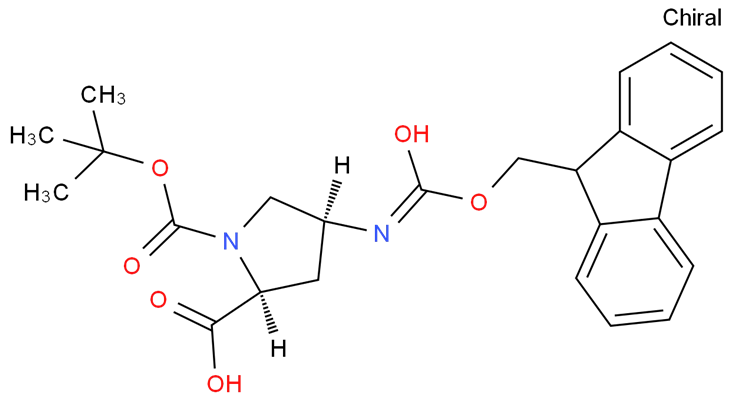 (4S)-4-N-Fmoc-amino-1-Boc-L-proline CAS 174148-03-9