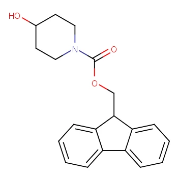 (9H-Fluoren-9-yl)methyl 4-hydroxypiperidine-1-carboxylate Cas 351184-42-4