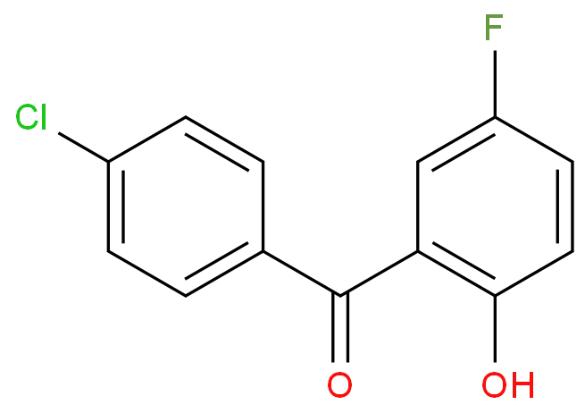 (4-Chlorophenyl)(5-fluoro-2-hydroxyphenyl)methanone CAS 62433-26-5