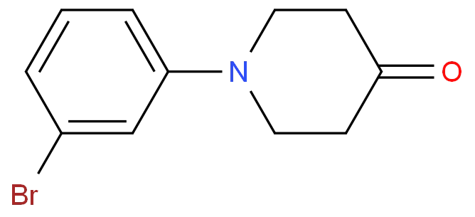 1-(3-Bromophenyl)piperidin-4-one CAS 1016769-81-5