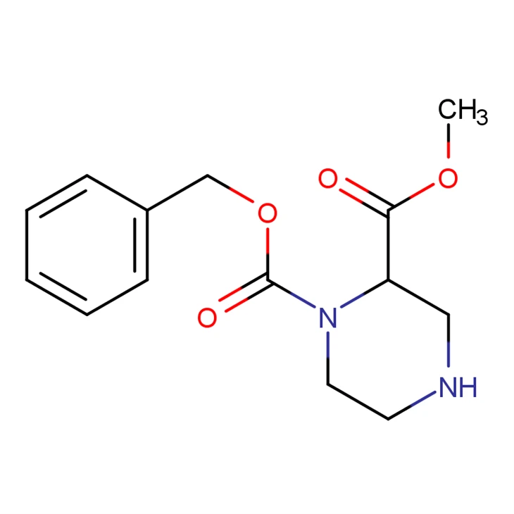 1-Benzyl 2-methyl Piperazine-1,2-dicarboxylate CAS 126937-43-7