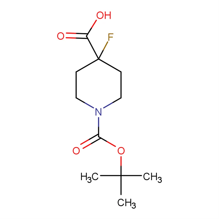 1-Boc-4-fluoro-4-piperidinecarboxylic Acid CAS 614731-04-3
