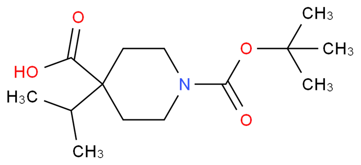 1-Boc-4-isopropyl-4-piperidinecarboxylic Acid CAS 1093396-57-6