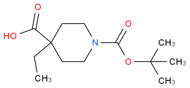 1-(tert-Butoxycarbonyl)-4-ethylpiperidine-4-carboxylic Acid CAS 188792-67-8