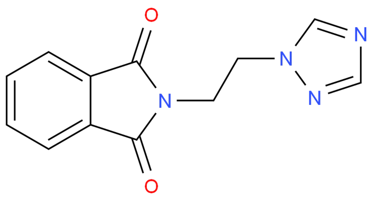 1H-Isoindole-1,3(2H)-dione, 2-[2-(1H-1,2,4-triazol-1-yl)ethyl] Cas 100327-50-2