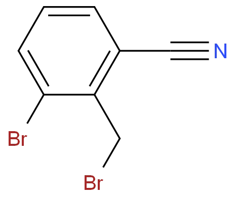 3-Bromo-2-(bromomethyl)benzonitrile CAS 1233479-42-9