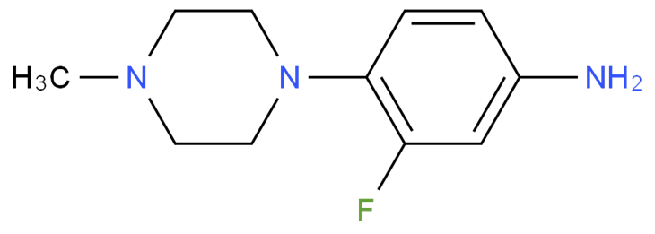 3-Fluoro-4-(4-methylpiperazin-1-yl)aniline CAS 221198-99-8
