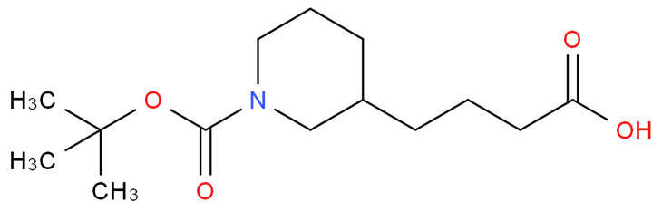 4-(1-(tert-Butoxycarbonyl)piperidin-3-yl)butanoic Acid CAS 318536-95-7