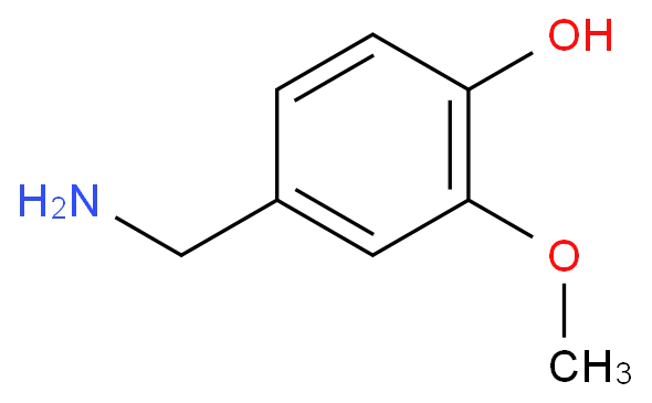4-(Aminomethyl)-2-methoxyphenol CAS 1196-92-5