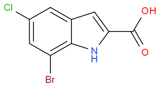 7-Bromo-5-chloro-1H-indole-2-carboxylic Acid CAS 952959-39-6