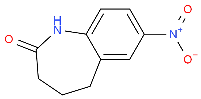 7-Nitro-1,3,4,5-tetrahydro-2H-benzo[b]azepin-2-one CAS 22246-45-3