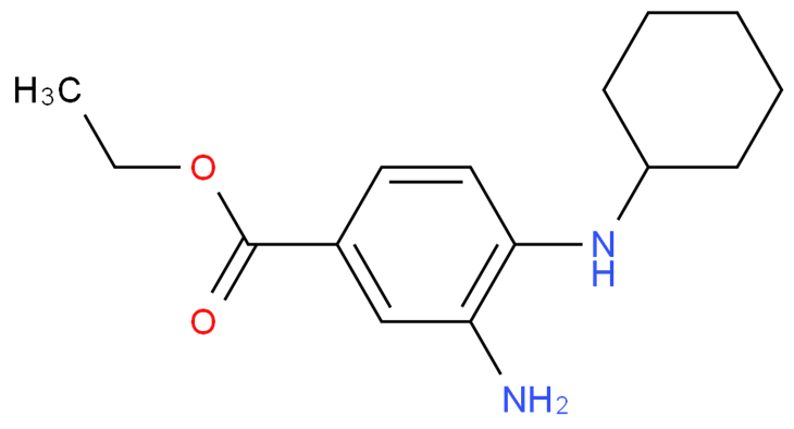 Ethyl 3-amino-4-(cyclohexylamino)benzoate CAS 347174-05-4