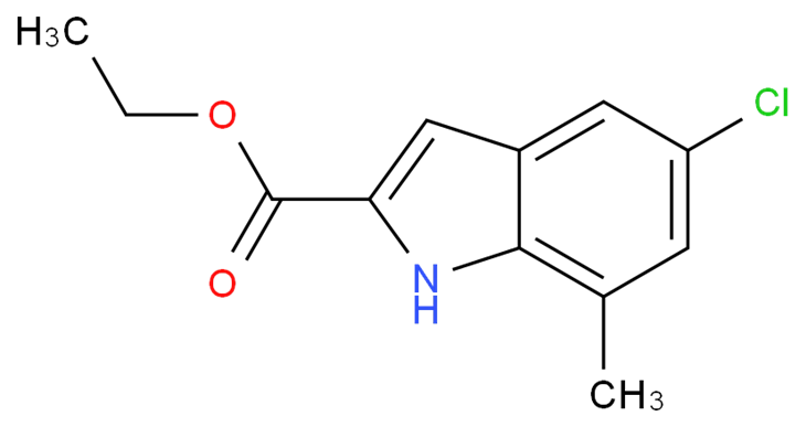 Ethyl 5-chloro-7-methyl-1h-indole-2-carboxylate Cas 15936-71-7