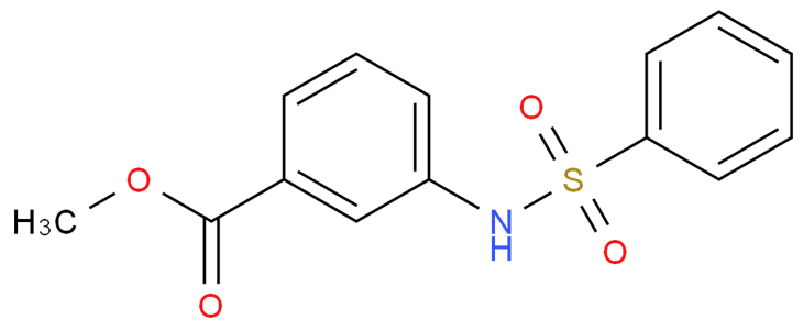 Methyl 3-benzenesulfonamidobenzoate CAS 107922-46-3