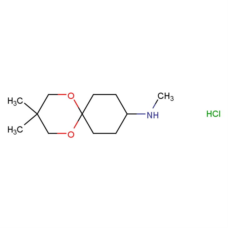 N,3,3-Trimethyl-1,5-dioxaspiro[5.5]undecan-9-amine Hydrochloride CAS 158747-10-5