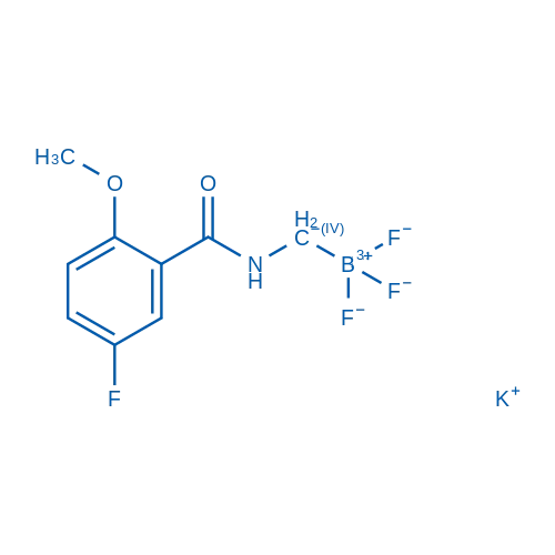 Potassium Trifluoro((5-fluoro-2-methoxybenzamido)methyl)borate CAS 2089246-64-8