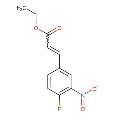 Ethyl (E)-3-(4-fluoro-3-nitrophenyl)acrylate CAS 383664-94-6