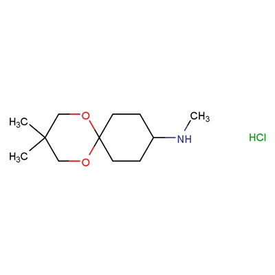 N,3,3-Trimethyl-1,5-dioxaspiro[5.5]undecan-9-amine Hydrochloride CAS 158747-10-5
