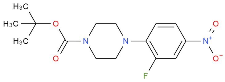 Tert-Butyl 4-(2-fluoro-4-nitrophenyl)piperazine-1-carboxylate CAS 154590-34-8