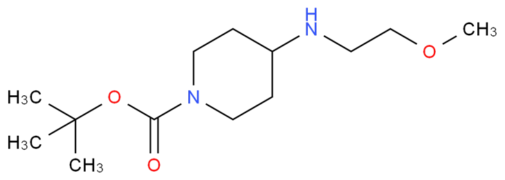 Tert-Butyl 4-((2-methoxyethyl)amino)piperidine-1-carboxylate CAS 710972-40-0