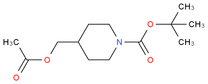 Tert-butyl 4-(acetoxymethyl)piperidine-1-carboxylate CAS 831169-50-7